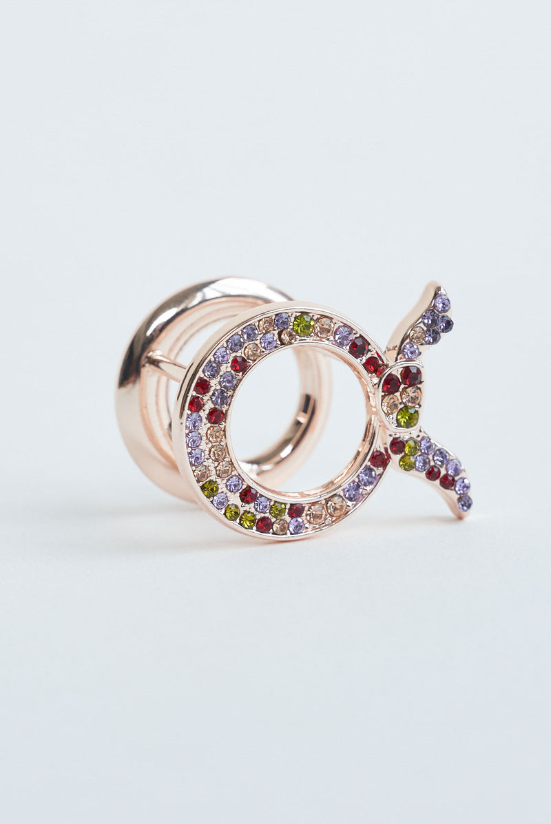 text -- multicolored rose gold