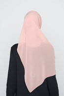 text -- georgette nude blush