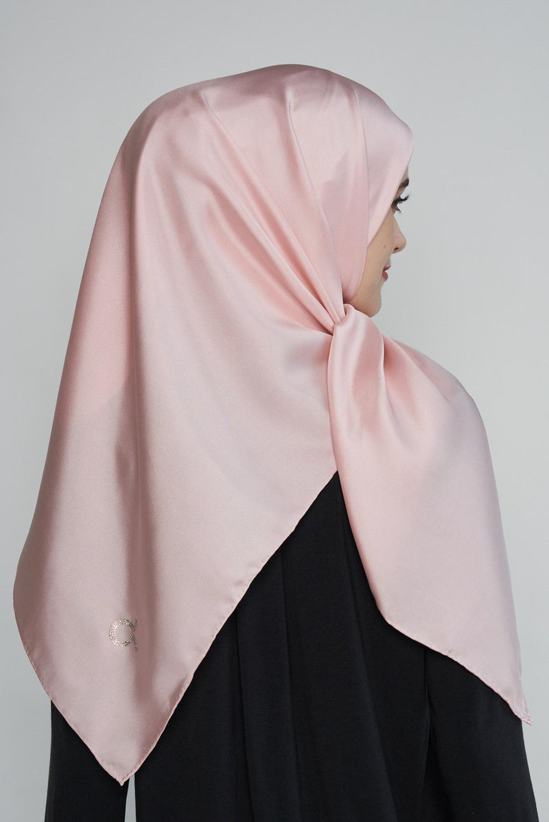 text -- shimmering ladylike pink