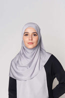 plaintastic mute satin scarf No-Silk Silk™ Italian stitch hem