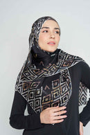 text -- diamond sophisticated black