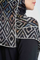 text -- diamond sophisticated black