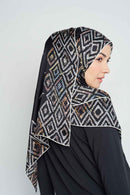 text -- diamond sophisticated black