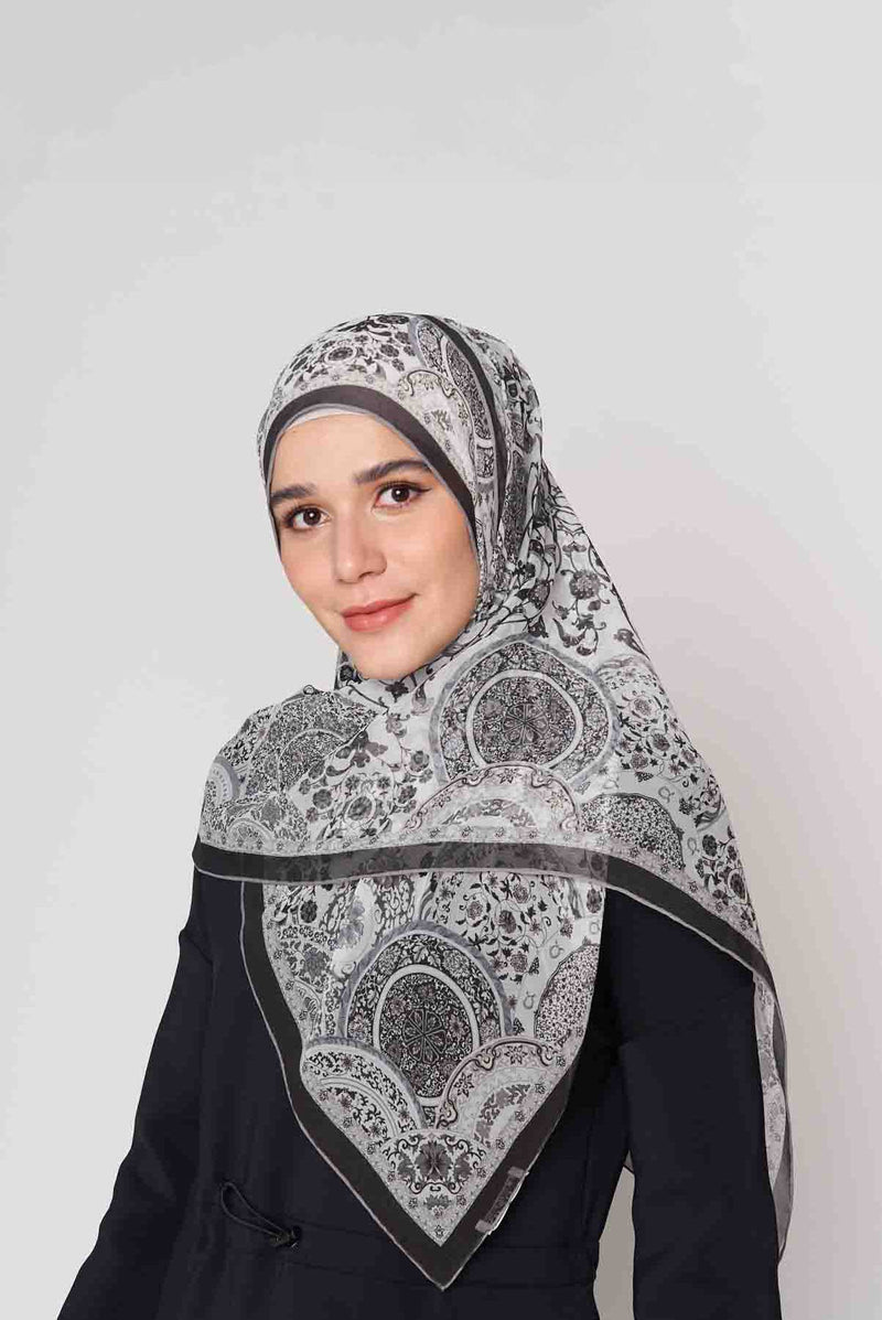 blossom ballet scarf CREPE SILK