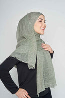 text -- wool moss green