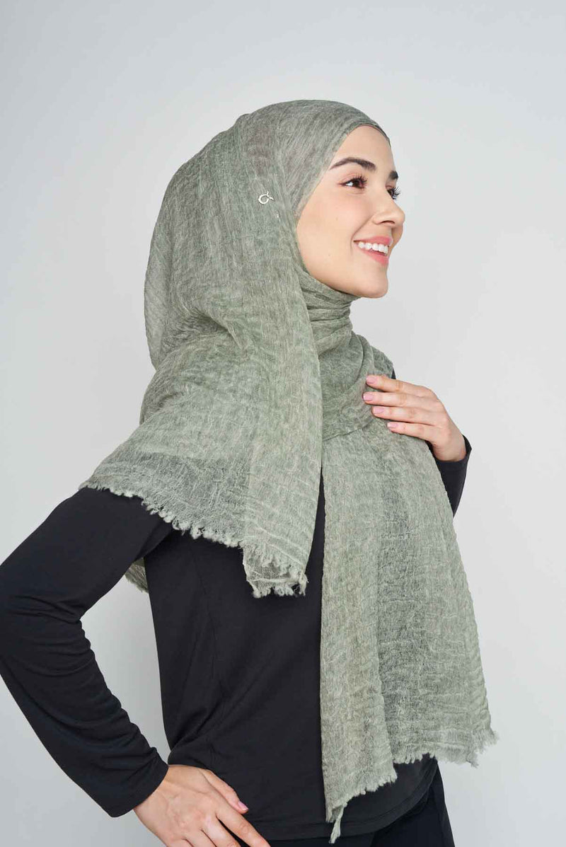 text -- wool moss green