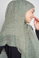 text -- wool moss green