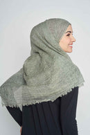 text -- wool moss green