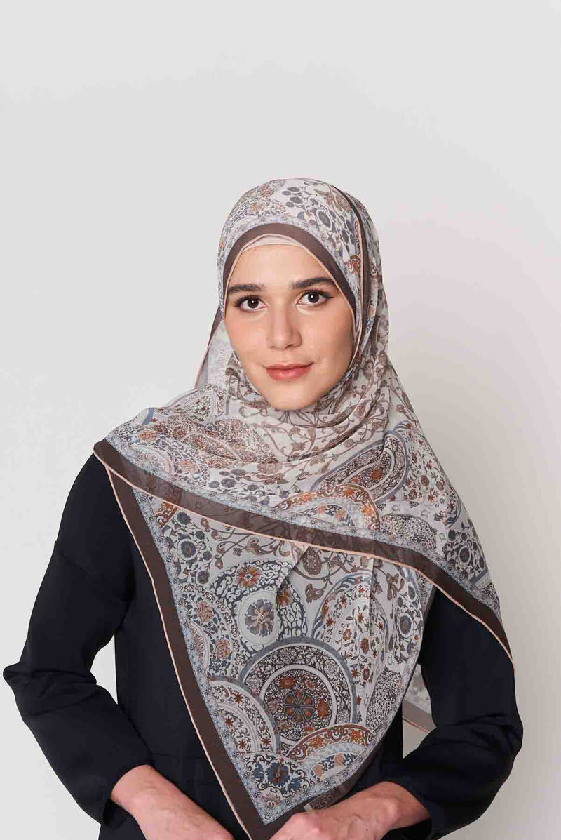blossom ballet scarf CREPE SILK