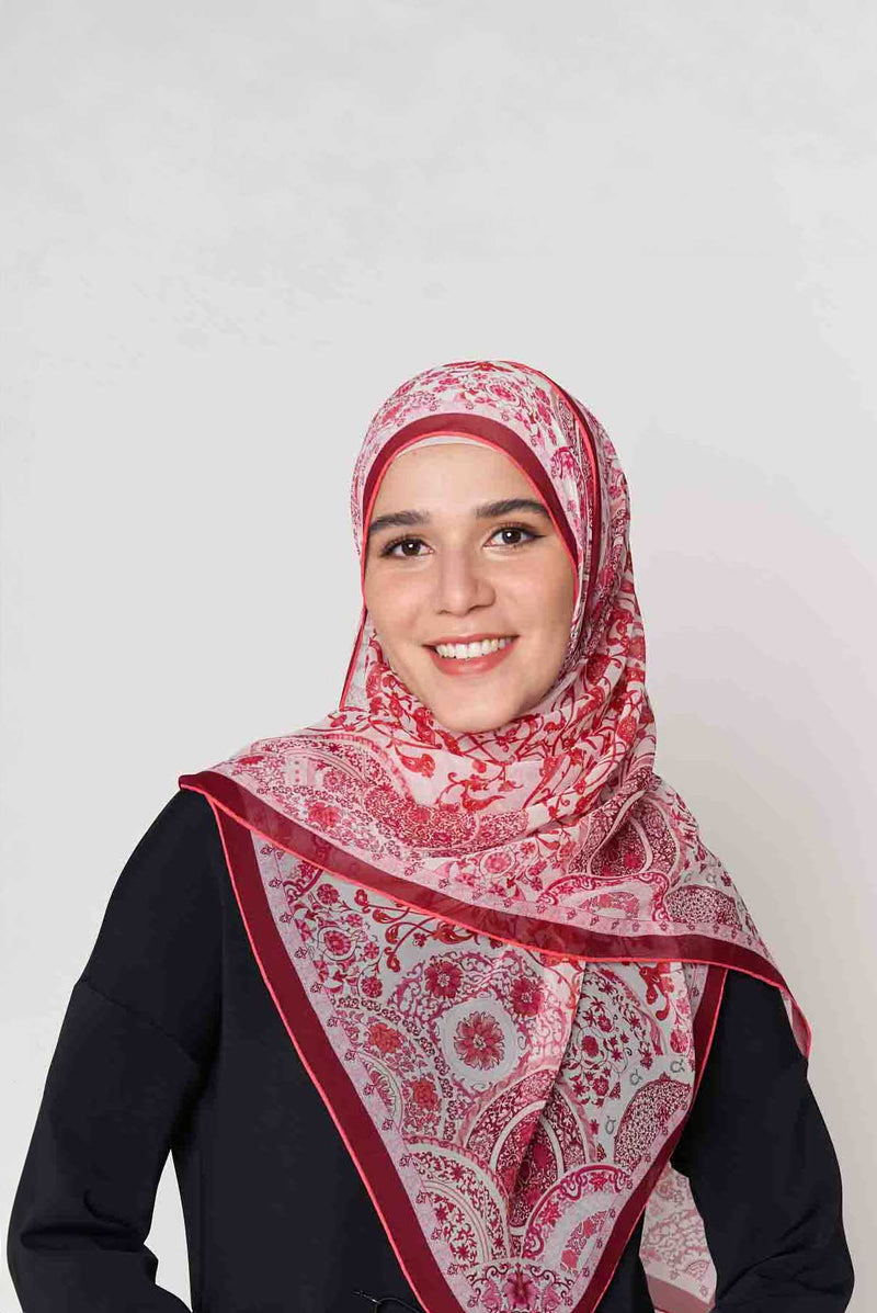 blossom ballet scarf CREPE SILK