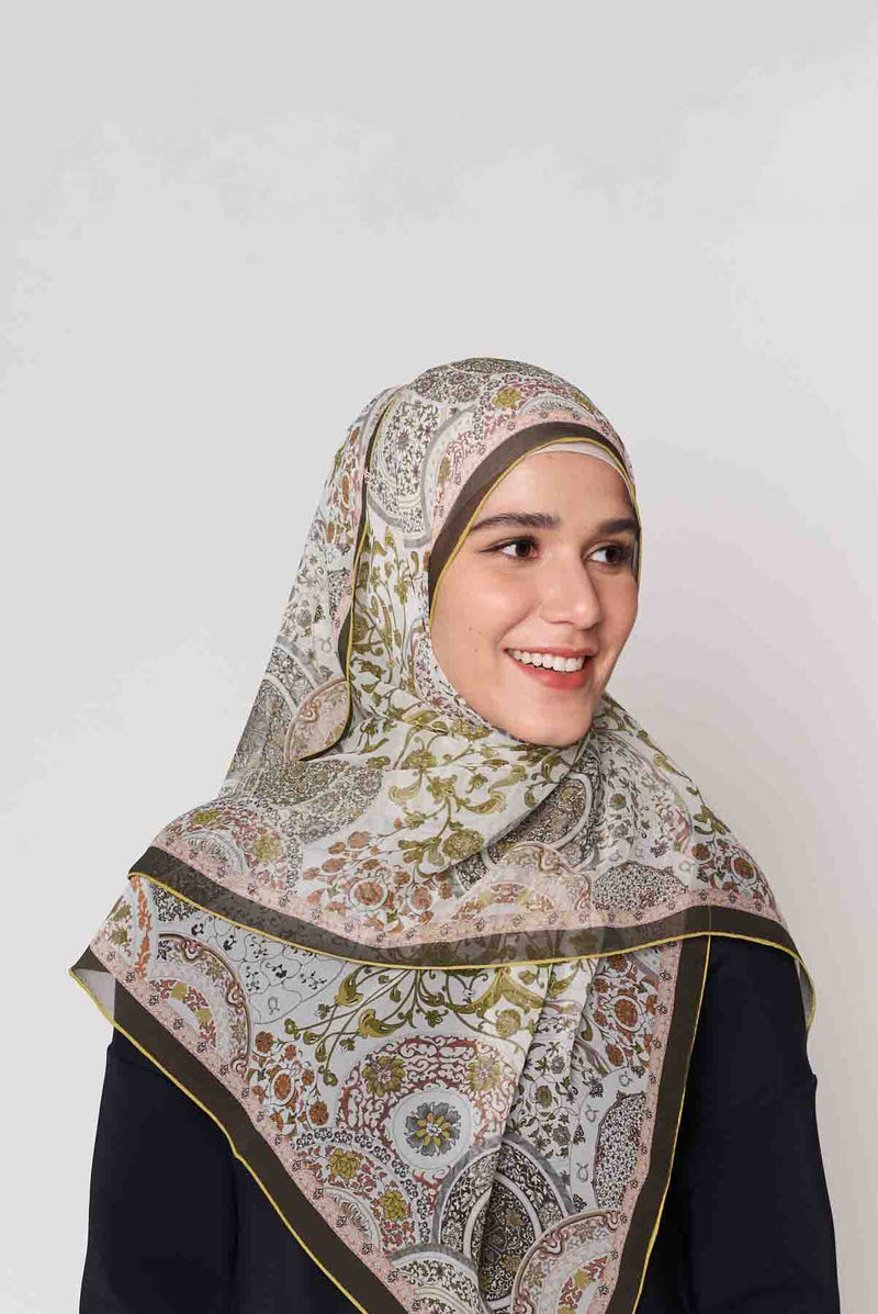 blossom ballet scarf CREPE SILK