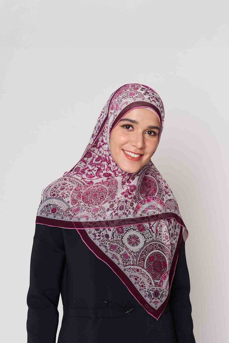 blossom ballet scarf CREPE SILK