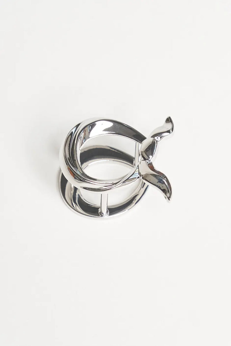 text -- silver ring