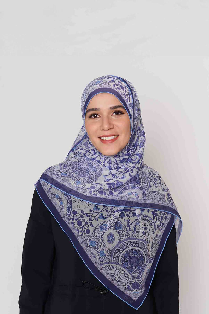blossom ballet scarf CREPE SILK
