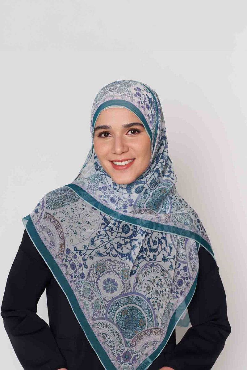 blossom ballet scarf CREPE SILK