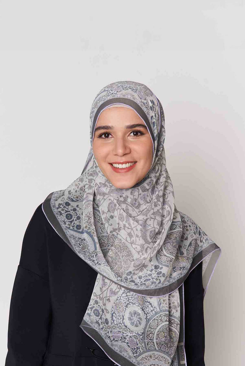 blossom ballet scarf CREPE SILK