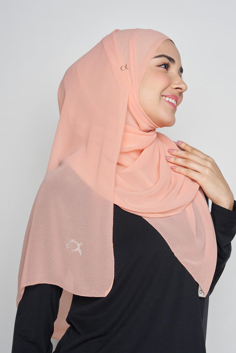 text -- coral silk