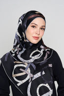 the signature scarf CREPE SATIN SILK