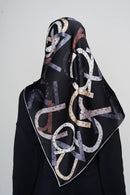 the signature scarf CREPE SATIN SILK