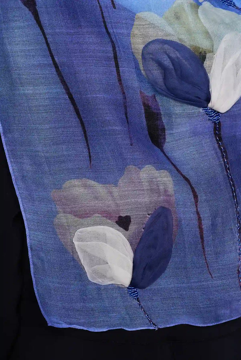 text -- tulips blue