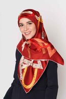 the signature square TWILL SILK Medium