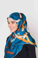 the signature square TWILL SILK Medium