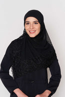 text -- beaded sophisticated black
