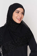text -- beaded sophisticated black