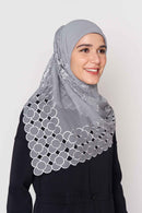 beaded bliss square CREPE SILK Large