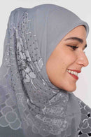 text -- beaded grey