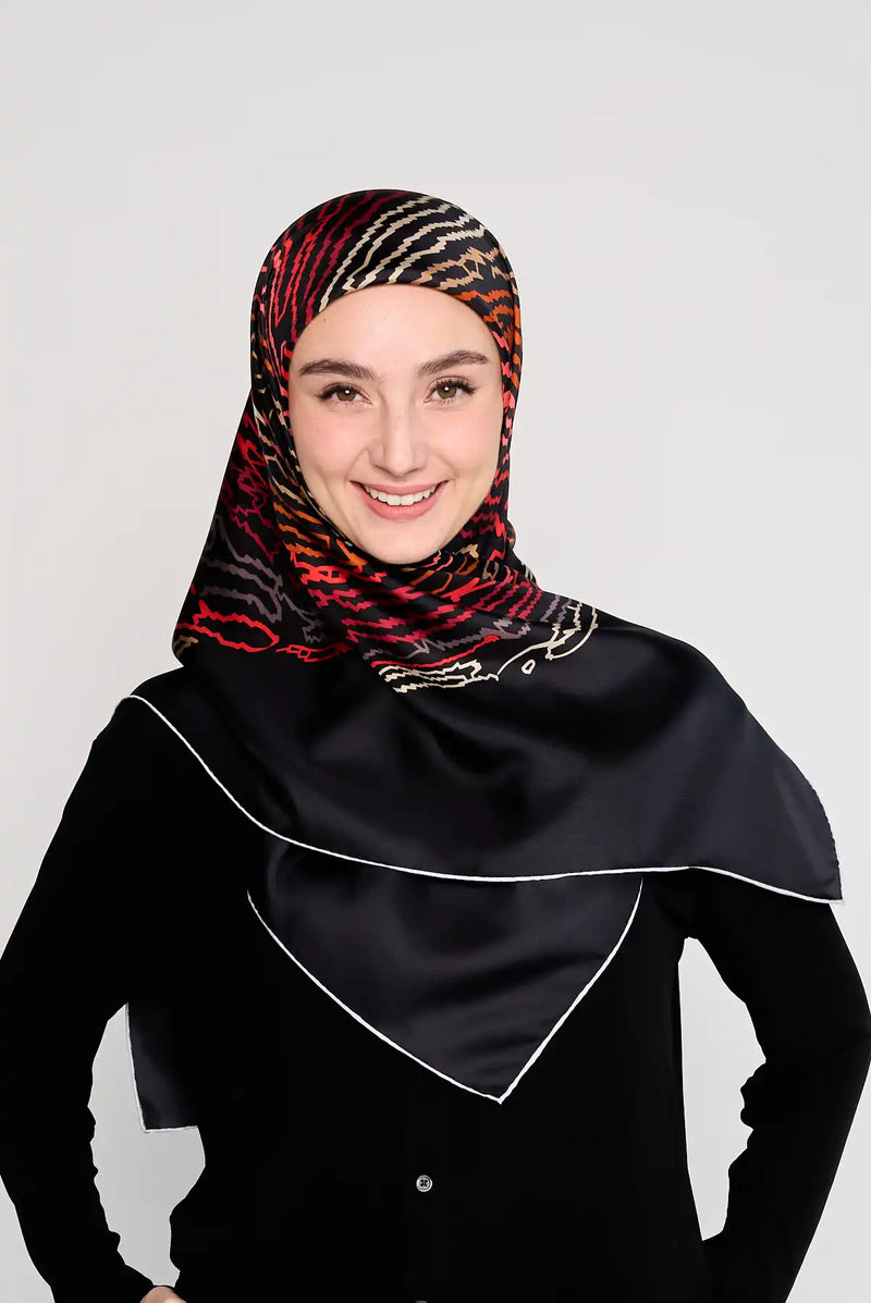 text -- limited edition black red