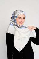 text -- limited edition white blue