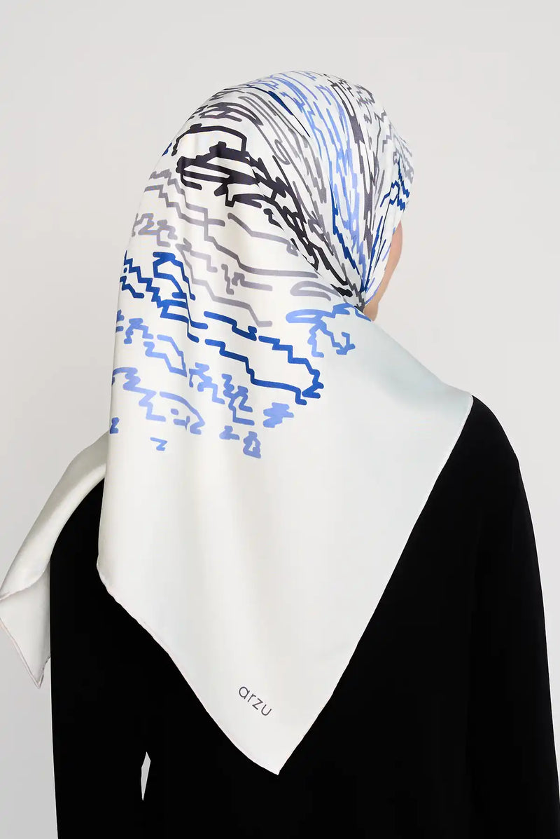 text -- limited edition white blue