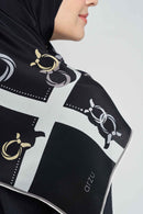 text -- knot sophisticated black
