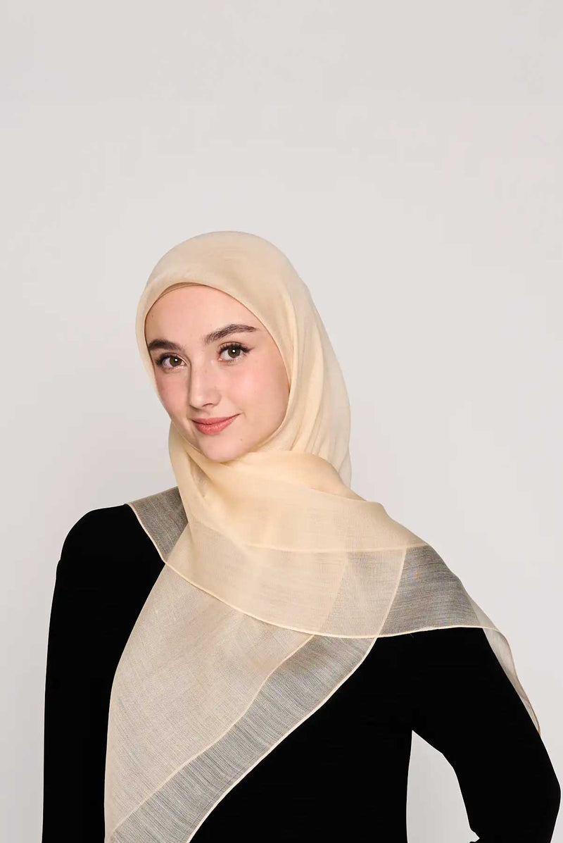 so fine square CASHMERE SILK Medium