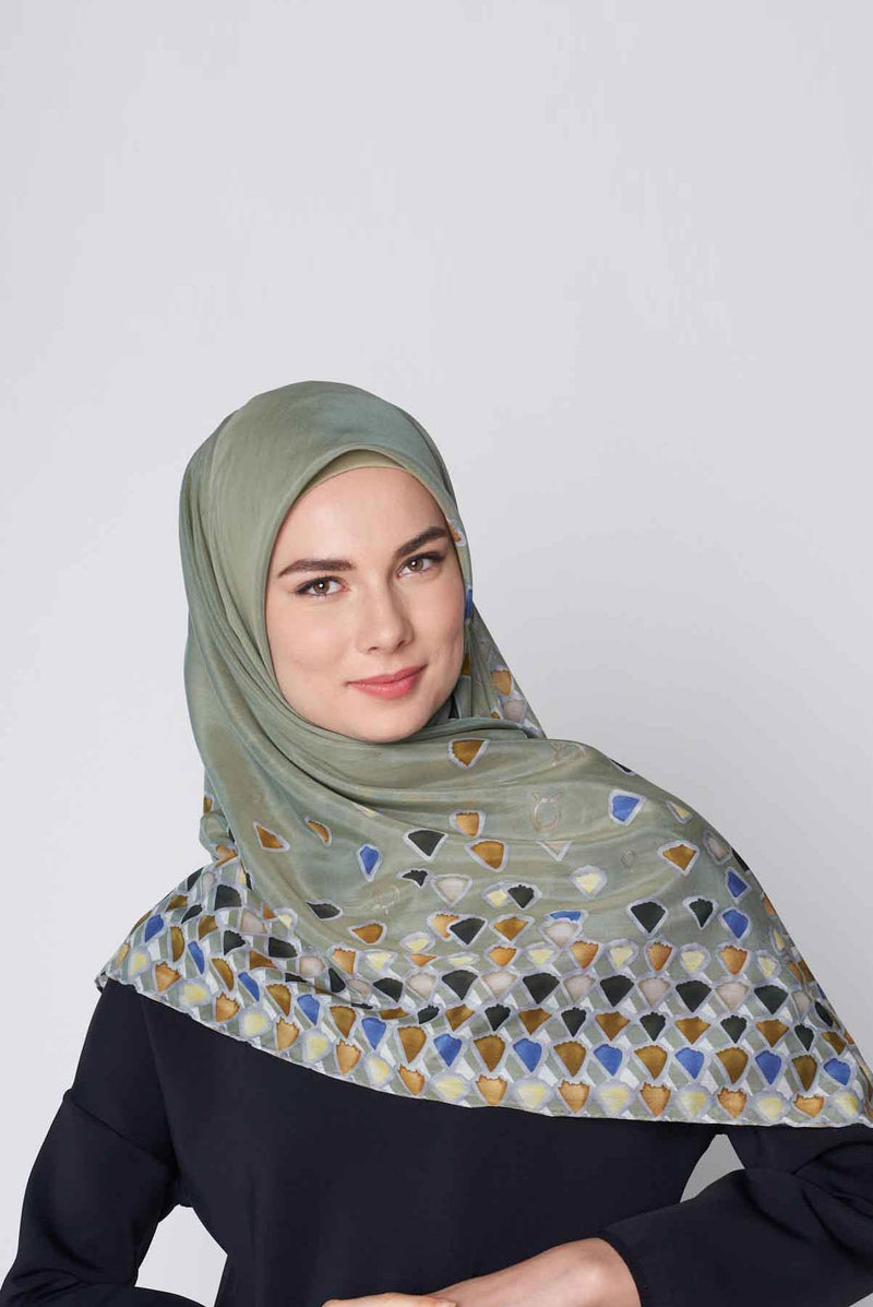 jewel burst square SILKOT Large
