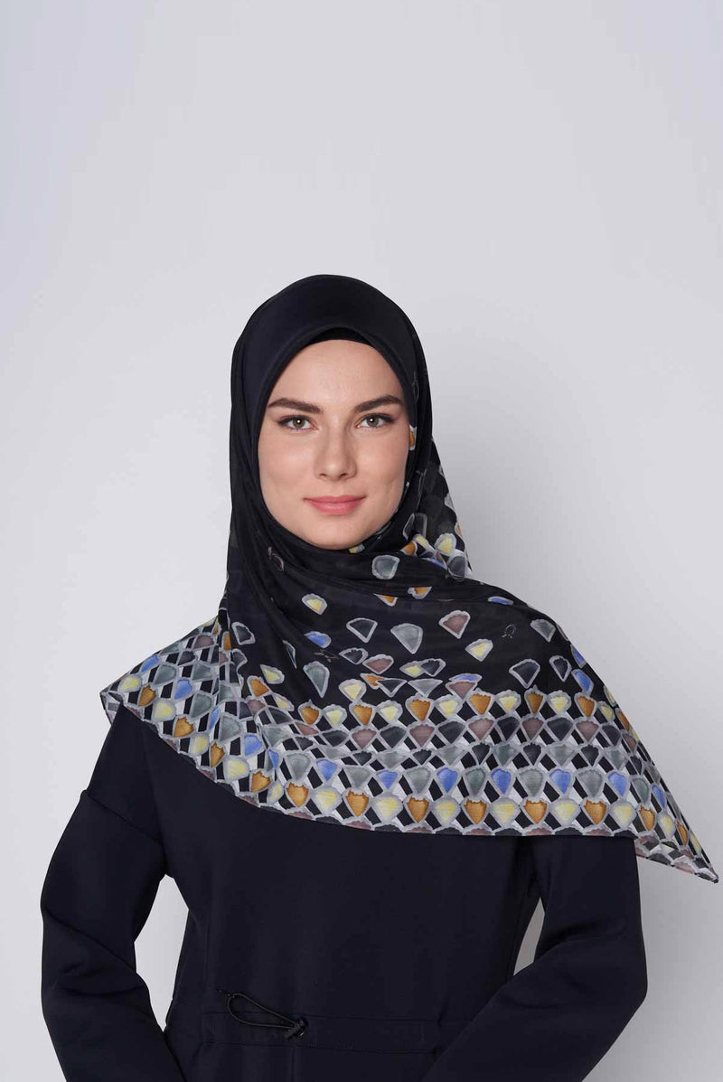 jewel burst square SILKOT Large