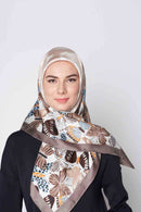butterfly kisses square TWILL SILK Medium