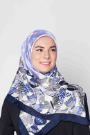 butterfly kisses square TWILL SILK Medium