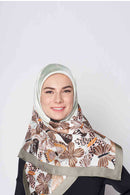 butterfly kisses square TWILL SILK Medium