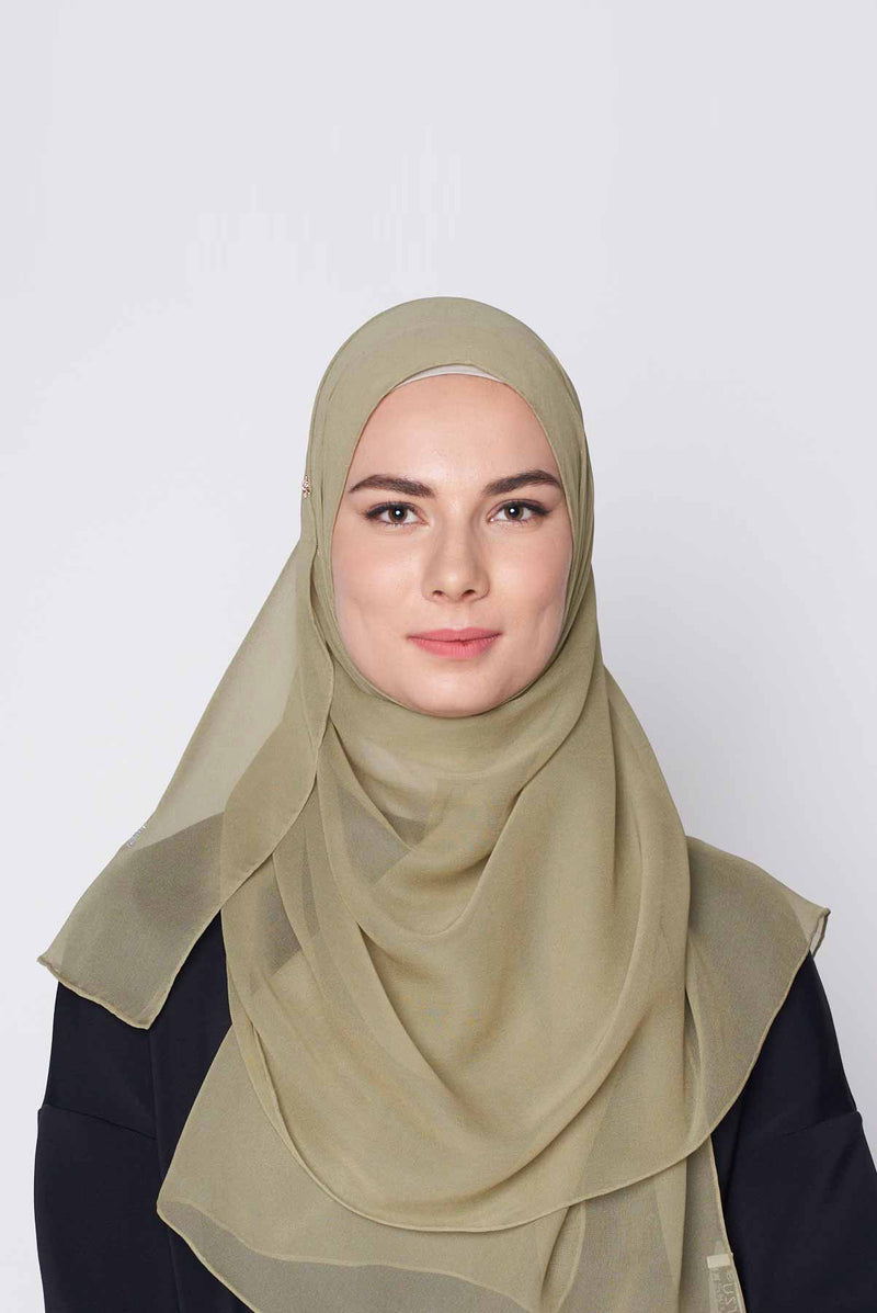 nude essentials scarf CREPE SILK