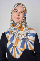 text -- floral heirloom blue yellow