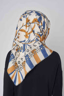 text -- floral heirloom blue yellow