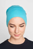 text -- turquoise