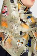text -- cats mellow green