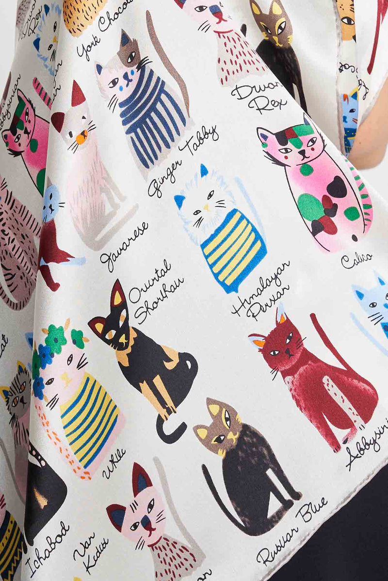 text -- cats multi white