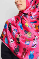 text -- cats fuchsia