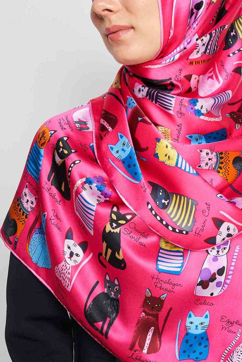 text -- cats fuchsia