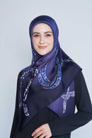 text -- arzu knot navy blue