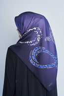text -- arzu knot navy blue